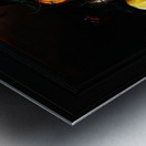 Still Life with Oysters and Grapes by Jan Davidsz de Heem Remastered Xzendor7 Classical Fine Art Old Masters Reproductions Metal print