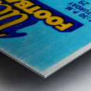 1983 Washington vs. UCLA Football Ticket Canvas Art Metal print