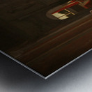 Going for a walk in the Amsterdam Town Hall Metal print