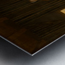 Woman and child with serving maid Metal print