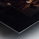 Paying the hostess Metal print