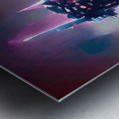 Synth City  Metal print