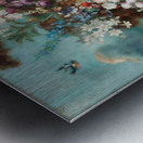 Flowers and birds Metal print