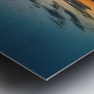  MELBOURNE CAUSEWAY SUNSET  Metal print