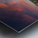 Sunset at Lagoon Metal print