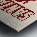 Vintage Santa Clara Broncos Wall Art Metal print