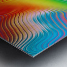 Abstract Flow Metal print