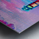 Pink Aqua Sanibel Lighthouse Metal print