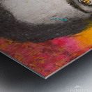 Girl Gas Mask Metal print