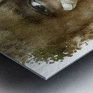 Hand  Face Metal print