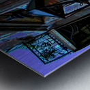 NEW ORLEANS FRENCH QUARTER GAS LIGHT Metal print