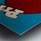 1934 Notre Dame vs. Pitt Panthers Football Cover Art Metal print