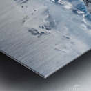 Foggy Alaskan Mountains Metal print