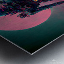 Trippy Robot Metal print