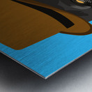 Gorilla gangster Metal print