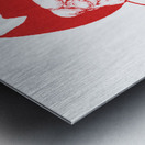 1979 Herbie Husker Nebraska Cornhusker Art by Dirk West Metal print