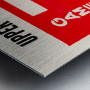 1969 Green Bay Packers vs. Cleveland Browns Ticket Art Metal print