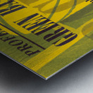 1943 Green Bay Packers Ticket Stub Remix Metal print