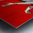 1985 UNLV Rebel Basketball Art Metal print