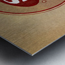 Vintage San Francisco 49ers Football Helmet Wall Art Metal print