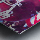 1980 Oklahoma Sooners Barry Switzer Watercolor Art Metal print