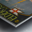 Vintage cruise poster for West Africa Metal print