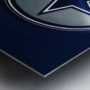 Retro Dallas Cowboys Football Helmet Wall Art Metal print
