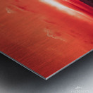 Sundown Pier Metal print