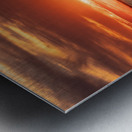 NC Beach Sunset Metal print