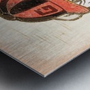 1976 Georgia Bulldog Retro Fade Art Metal print