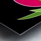 Stylized Abstract Flamingo Metal print