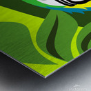 Yellow and Blue Macaw Metal print