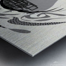 The Thinker Metal print