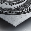 The Spiral Metal print