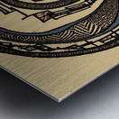 The Spiral Metal print