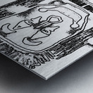 Clown Goes Pop Metal print