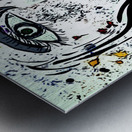 The Lady Metal print