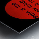 Pain Metal print