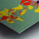 Dora Goes Pop Metal print