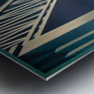 Vintage travel poster for Danish State Railways Metal print