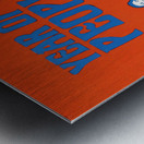 Year of the People March for peace poster Metal print