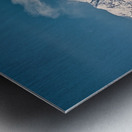 Denali on a bright blue day Metal print