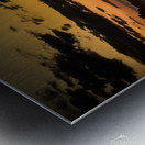 Nature Photography - Smokey Sunset - Wentzville MO Metal print