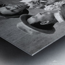 Found and Restored - My Dudes  - From an Antique Cabinet Card Metal print