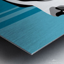 Boston Terrier Face Profile Metal print