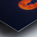 Moon over Midtown Metal print