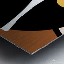 Black and Tan Chihuahua Portrait Illustration Metal print