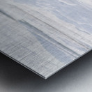 Polar Bear Ice Reflection Metal print