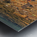 dizzy top view of Tuscany San Gimignano Metal print