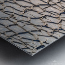 cracked clay soil Metal print